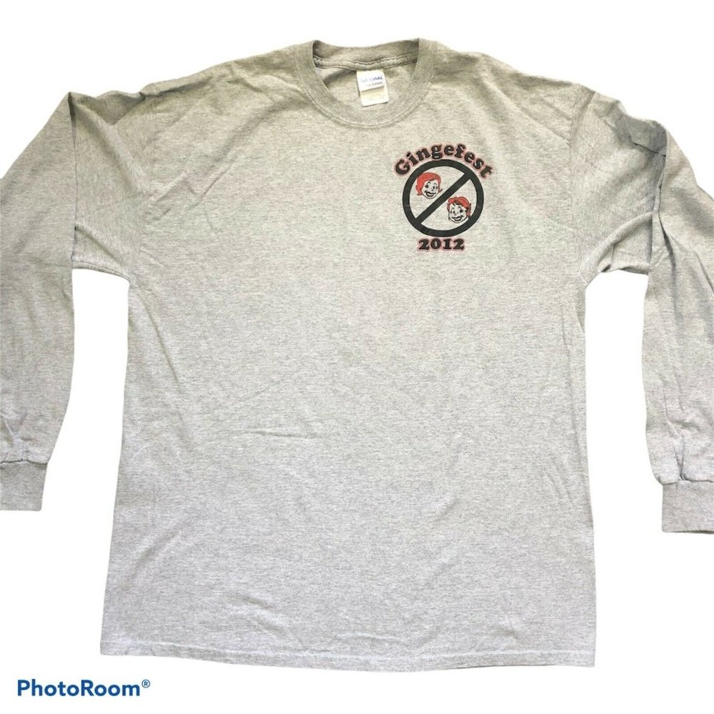 Gingefest 2012 Men’s Long Sleeve T Shirt Size Lg